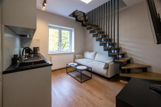 Moonlight Loft by Fengshui4u z wanną w sypialni, klimatyzacją i bezpłatnym parkingiem - 8