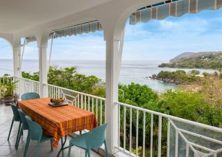 Maison accueillante avec vue sur la mer à Deshaies + Terrasse - 0