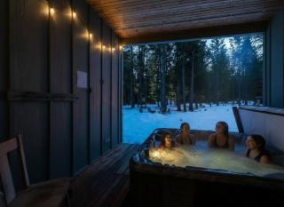 Cozy Pine Cabin Private Pool Access & Family Fun - 5