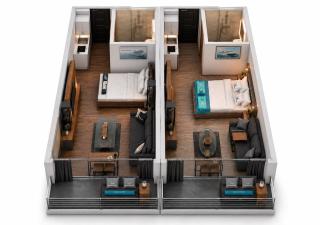 Themenpartment Penthouse SkyLounge - 9