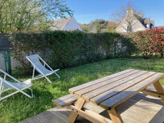 Le GLAZ - 2 à 4 vacanciers - Jardin clos - Petit chien bienvenu - 2 vélos - Plages et Commerces à pied - 6