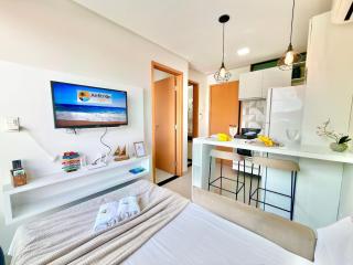 Flat 50m do Mar com Varanda e Rooftop em Maracaípe | Maraca Beach II 313 - By Anfitrião Legal - 5
