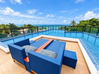 Flat 50m do Mar com Varanda e Rooftop em Maracaípe | Maraca Beach II 313 - By Anfitrião Legal - 8