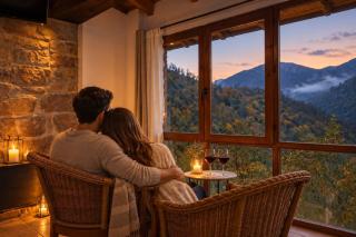 El Carbayu, jacuzzi y vistas - 6
