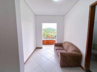 Flat natureza com varanda e banheira 08 - 9