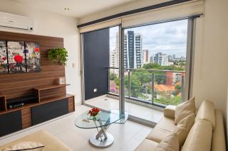 Apartamento céntrico con piscina y vista urbana - 6
