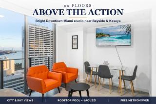 Heart of downtown Miami Studio POOL & GYM - 0