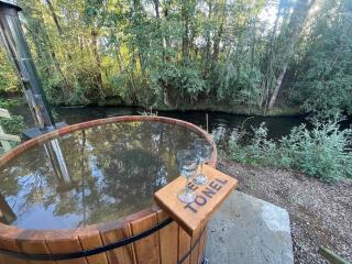Cabaña Roble - Tinaja, BBQ, WiFi y Río - 9