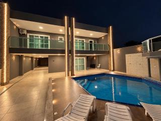Casa alto padrão com piscina aquecida a 200 metros da praia em balneário atami - 6