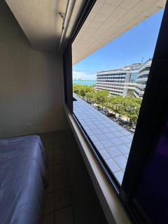 Stúdio, mini-mercado, academia, vista praia, piscina, Wi-Fi - translado ida grátis - Maceió - 8