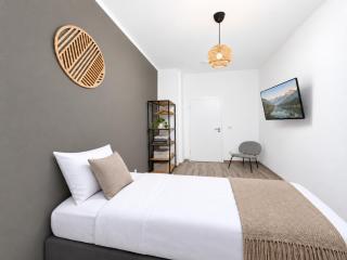Wohnung in Chemnitz für Monteure & Geschäftsreise - 4 Schlafzimmer, Einzelbetten, WLAN, WaMa, Self Check-in - 1