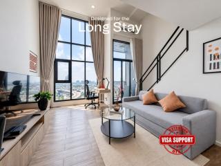 Near BTS l Duplex 42 sqm l Rooftop Pool - 0