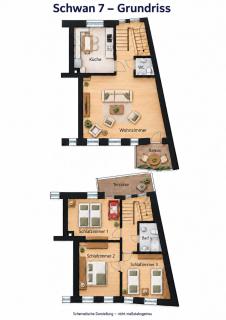 Der Schwan 7 - 3 Schlafzimmer - 2 Balkone - zentral - 100 qm - 7