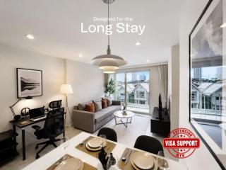 Modern Stay Near ICONSIAM l Steps to BTS Krung Thon Buri l Ultra Fast WiFi - 9