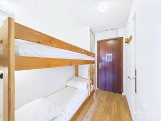 Studio cabine 6 pers, centre station, balcon, lave-vaisselle - 6