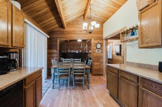 Woodsy Cabin with Private Hot Tub Game Tables & 8 SHARC Passes - Dogs OK - 1