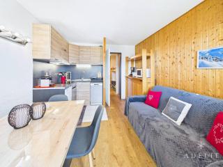 Studio cabine à 80m des pistes avec parking et balcon exposé sud - 7