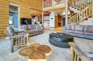 Log Home on Tipsico Lake w/ Beach & Dock - 5