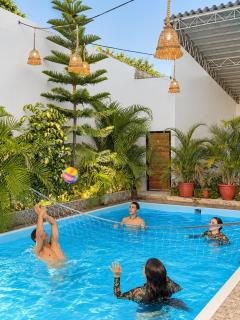 Casa Greemat 3Habs con AC, piscina y a pasos del mar - 9