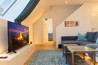 Luxury 3-room penthouse with AC and deck Praterstern - Vienna - 3