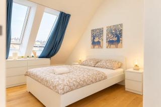 Superior 3BR penthouse with AC and deck Praterstern - Vienna - 0