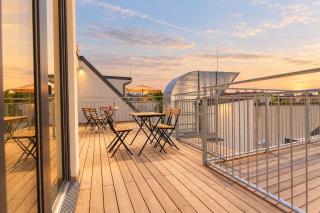 Superior 3BR penthouse with AC and deck Praterstern - Vienna - 9