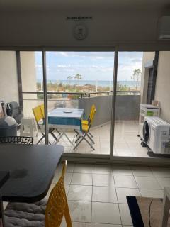 T2 climatisé, vue Mer totale, ascenseur, 2 à 4 pers, parking privé, Wifi fibre, proche des commerces, Kanumera Barcarès - 0