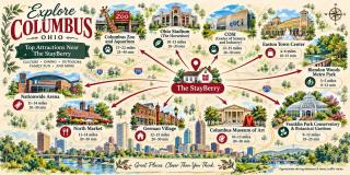 Columbus 3BR Home, 30-Night Minimum Stay, Sleeps 6 - 9