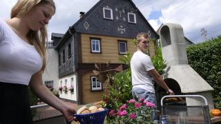 Apartment Blockstube mit Infrarot-Sauna - 1