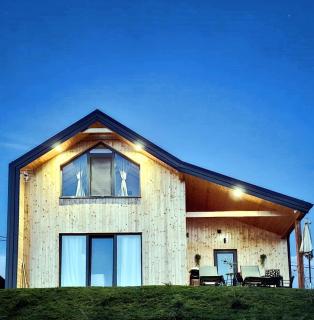 Spahome Vinea, Holzhaus mit privater Wellnessoase - 0