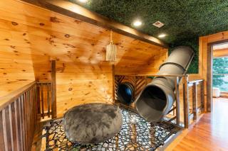 Big Time Hill Cabin with an indoor pool hot tub & great views - 7