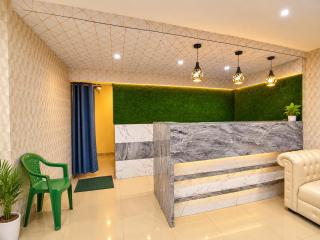 SEA VIEW from rooftop - Hotel Resort NB Grand Near Sea Beach and Shree Jagannath Temple - Restaurant - wifi - Lift - Parking - Power Backup - 1