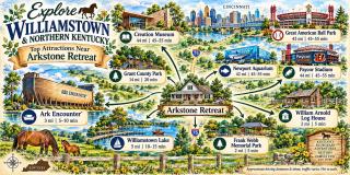 Ark Encounter 5 Min, 4BR Family Stay, Sleeps 12 - 5