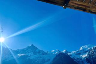 Apartment overlooking Mont Blanc with parking - 1