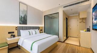 Green Tree Inn Hebeisheng Bazhoushi Railway Station Yingbin Xidao Shangwu - 1