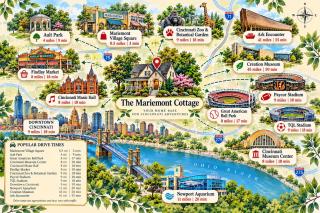Walk to Mariemont, Historic 3BR Cottage, Sleeps 6 - 5