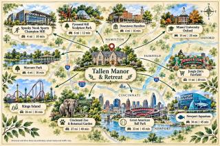 Spooky Nook 10 Min, Hamilton Manor, Sleeps 12 - 5