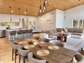Chalet design en forêt, Foyer de pierre, 7 pers - 1