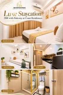 Luxe Staycation-2BR with Balcony and City View near MOA, World Trade Center, PICC at Coast Residences - Manila - 0