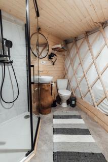 Aloha Glamp - Całoroczny glamping nad rzeką z prywatną balią - Stok narciarski, góry, lasy, sauna - 6