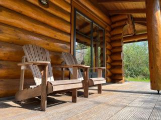 Canadees loghome Cedar Spirit Lodge met sauna - 6