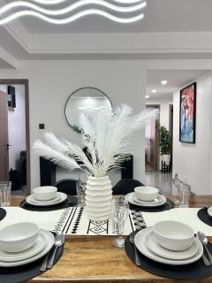 classy tastefully furnished executive three bedroom apartment with fully equipped gym ample parking space swimming pool children playing ground and amazing scenic views - 3