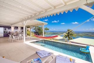 Terrasses du Morne Gommier - Vue Panoramique & Piscine chauffée & Tranquilité - Villa Chanté Grenouilles - Plain-pied - 3