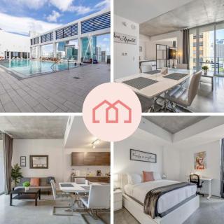 Cozy Downtown Pad- Luxe Rooftop pool gym and more - Miami - 0