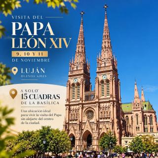 Alojamiento céntrico Luján, Visita del Papa - 1