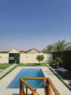 2 bedroom wooden cabin with private pool - 1
