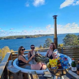 Archipelago villa, cabin & sauna jacuzzi with sea view, 30 minutes from Stockholm - 9