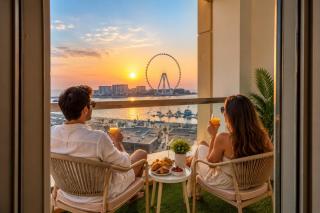 Perfect Dubai Eye & Sunset View w Early Check In and Late Check Out Facility w JBR Beach Access - 4