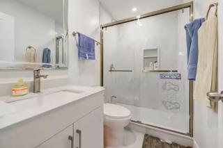 Toronto Scarborough Agincourt Private Basement Room Queen and Single Beds Private Ensuite Bathroom Shared Kitchen and Dining Area with TV Free Parking Sleeps 3 - 9