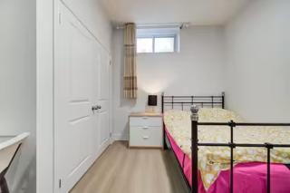 Toronto Scarborough Agincourt Private Basement Room Queen and Single Beds Private Ensuite Bathroom Shared Kitchen and Dining Area with TV Free Parking Sleeps 3 - 3